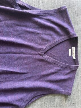 Peter Millar Purple V-Neck Sweater Vest